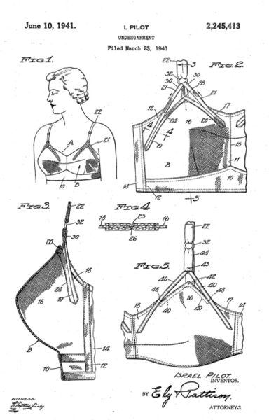 Wonderbra Original 1941 Patent Wonderbra Original 1941 Patent